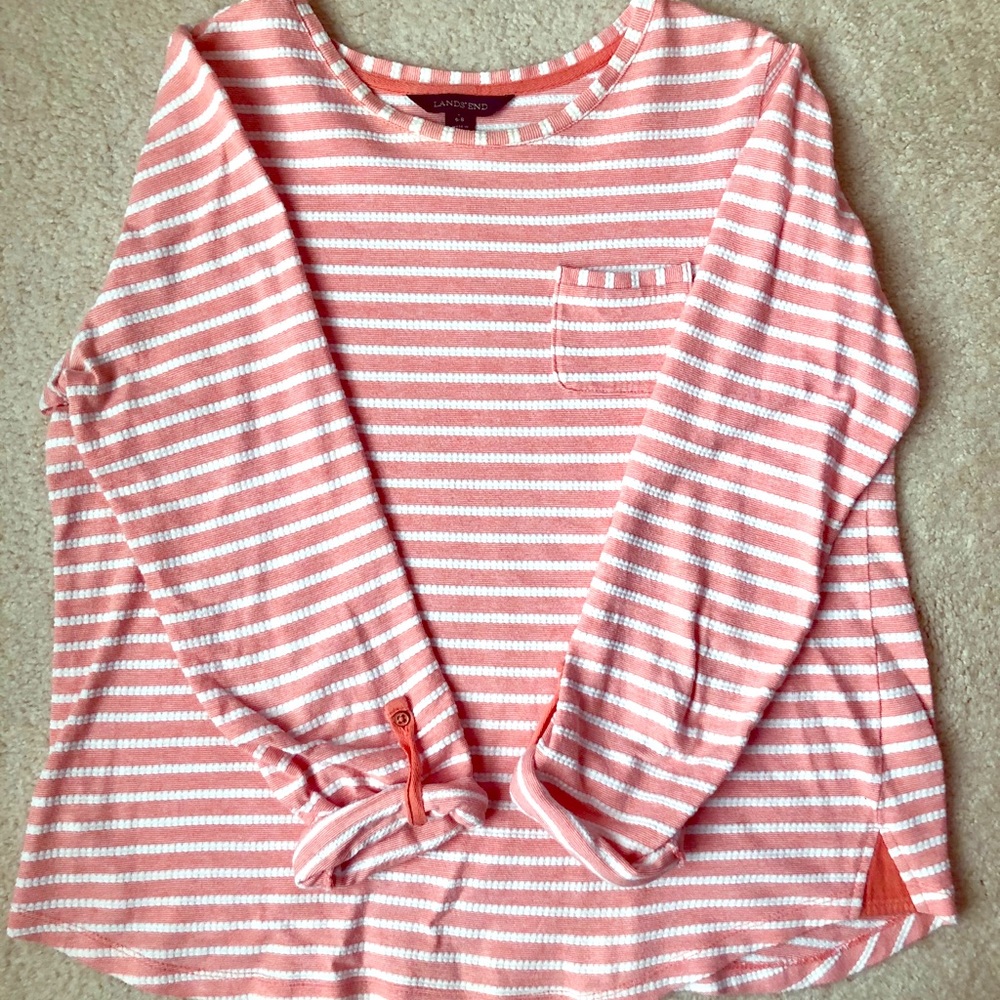 Land’s End Long Sleeve Crew Neck Shirt